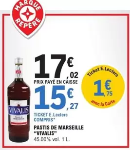 Vivalis - Pastis De Marseille