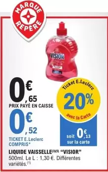 Visior - Liquide Vaisselle