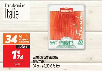 Montorsi - Jambon Cru Italien