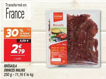 Bresaola Émincés Malins