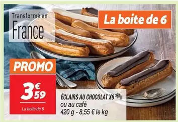 Promo - Éclairs Au Chocolat X6