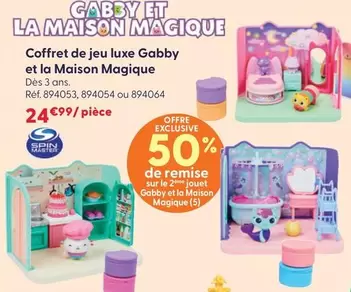 Spin Master - Coffret de Jeu Luxe Gabby et la Maison Magique : un univers enchanteur pour des heures de jeu créatif !