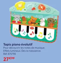 Tapis Piano Évolutif