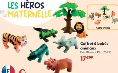 Coffret 6 Bébés Animaux