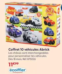 Écoiffier - Coffret 10 Véhicules Abrick