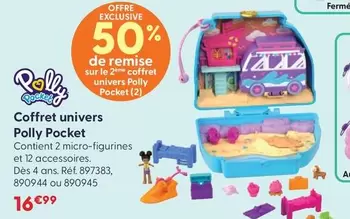 polly pocket - coffret univers