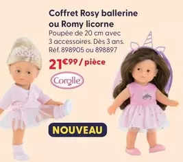 Corolle - Coffret Rosy Ballerine 