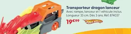 Hot Wheels - Transporteur Dragon Lanceur