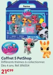 Littlest Pet Shop - Coffret 5 Petshop