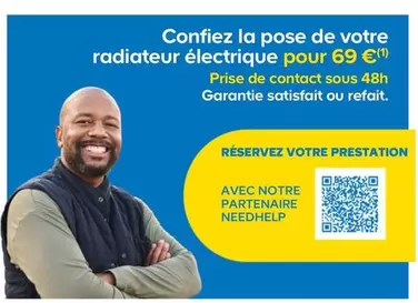 Installation de Radiateur Électrique à 69 € - Profitez de notre Promotion Spéciale!