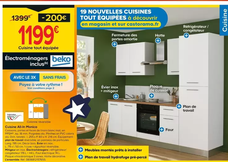 beko - cuisine all-in monica 