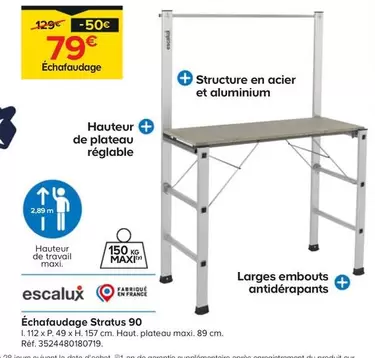 Escalux - Échafaudage Stratus 90