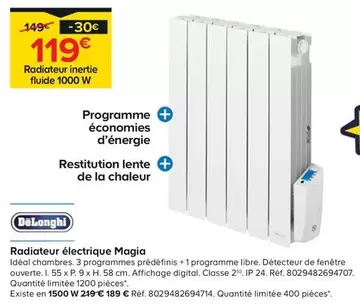 DeLonghi - Radiateur Électrique Magia