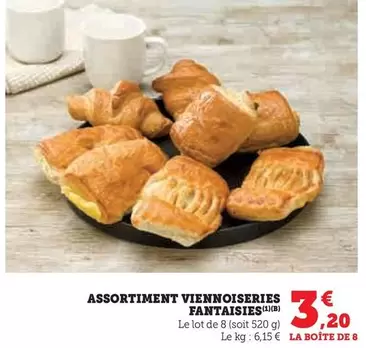 Assortiment Viennoiseries Fantasies