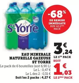 St Yorre - Eau Minerale Naturelle Gazeuse