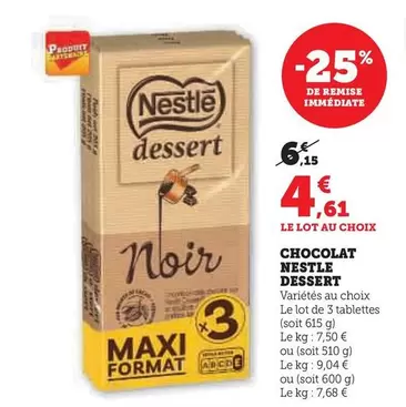 Nestlé - Chocolat Dessert