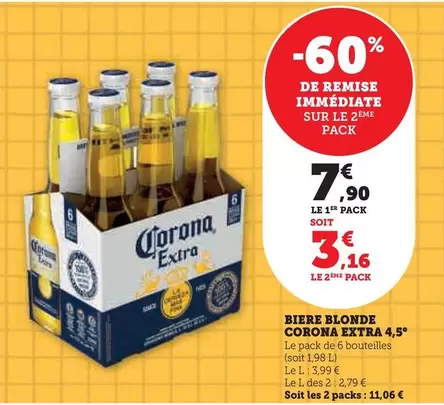 Corona - Biere Blonde Extra 4,5°