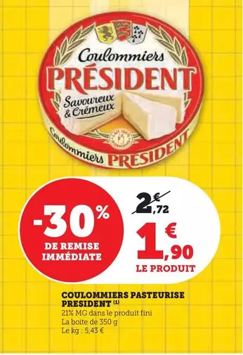 Président - Coulommiers Pasteurise