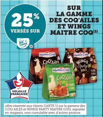 Maître Coq - Sur La Gamme Des Coq'Ailes Et Wings