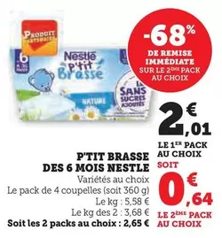 Nestlé - P'Tit Brasse Des 6 Mois