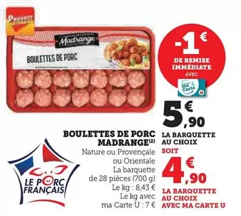 Madrange - Boulettes De Porc