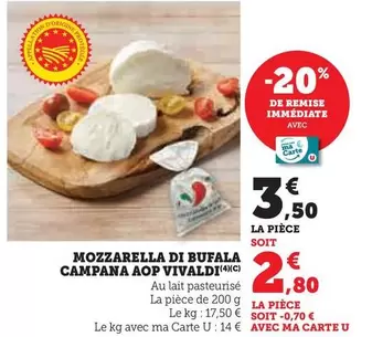 Vivaldi - Mozzarella Di Bufala Campana AOP