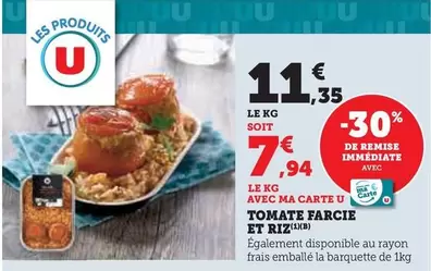 Tomate Farcie Et Riz