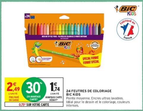 BIC - 24 Feutres De Coloriage