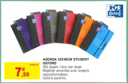 Oxford - Agenda 12x18cm Student