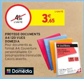 Domédia - Domedia - Protege-documents A4 120 Vues