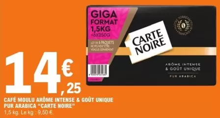 Carte Noire - Café Moulu Arôme Intense & Goût Unique pour Arabica