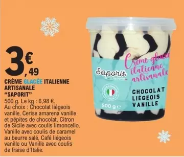 Saporit - Crème Glacée Italienne Artisanale