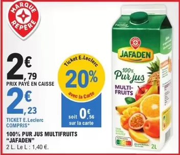 Jafaden - 100% Pur Jus Multifruits