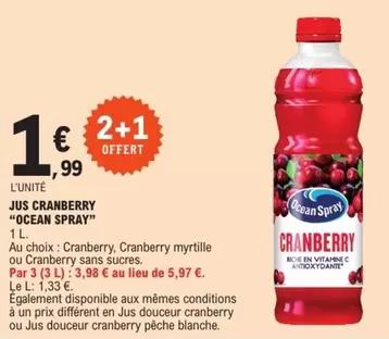 Ocean Spray - Jus Cranberry