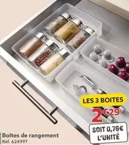 Boîtes De Rangement offre à 2,29€ sur Gifi