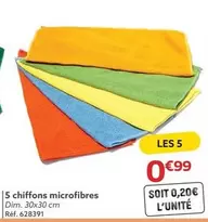 5 Chiffons Microfibres