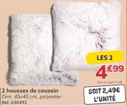 2 Housses De Coussin