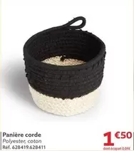 Panière Corde