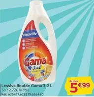 gama - lessive liquide 