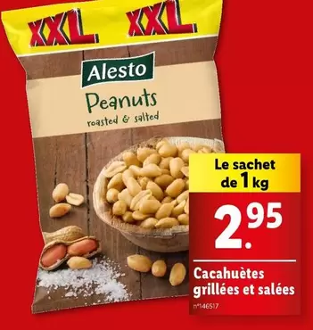 Alesto - Cacahuètes Grillées Et Salees