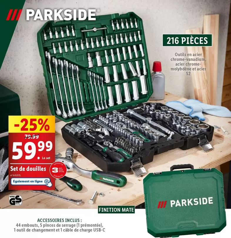 Parkside - Set De Douilles