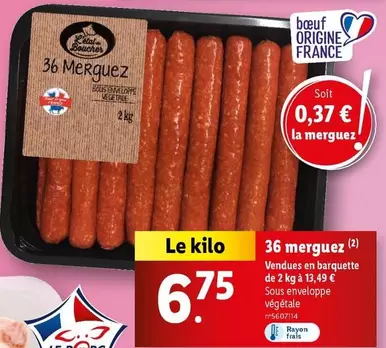 L'Étal Du Boucher - 36 Merguez