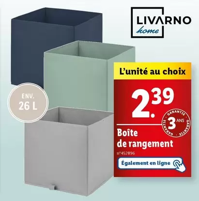 Livarno Home - Boîte De Rangement