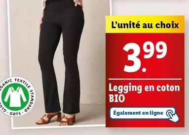 Legging En Coton Bio