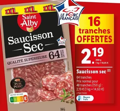 Saint Alby - Saucisson Sec