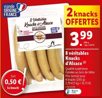 Découvrez les 8 véritables Knacks d'Alsace - Saveurs de Nos Régions