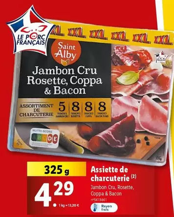 Saint Alby - Assiette De Charcuterie 