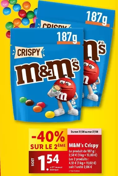 M&M'S -  Crispy