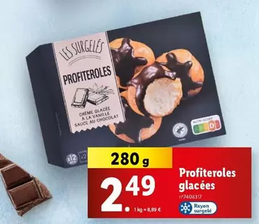 Profiteroles Glacées