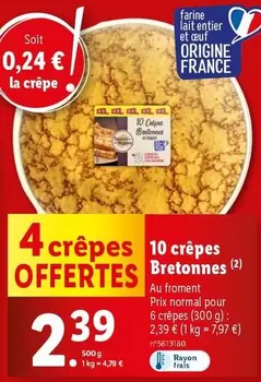 10 Crêpes Bretonnes